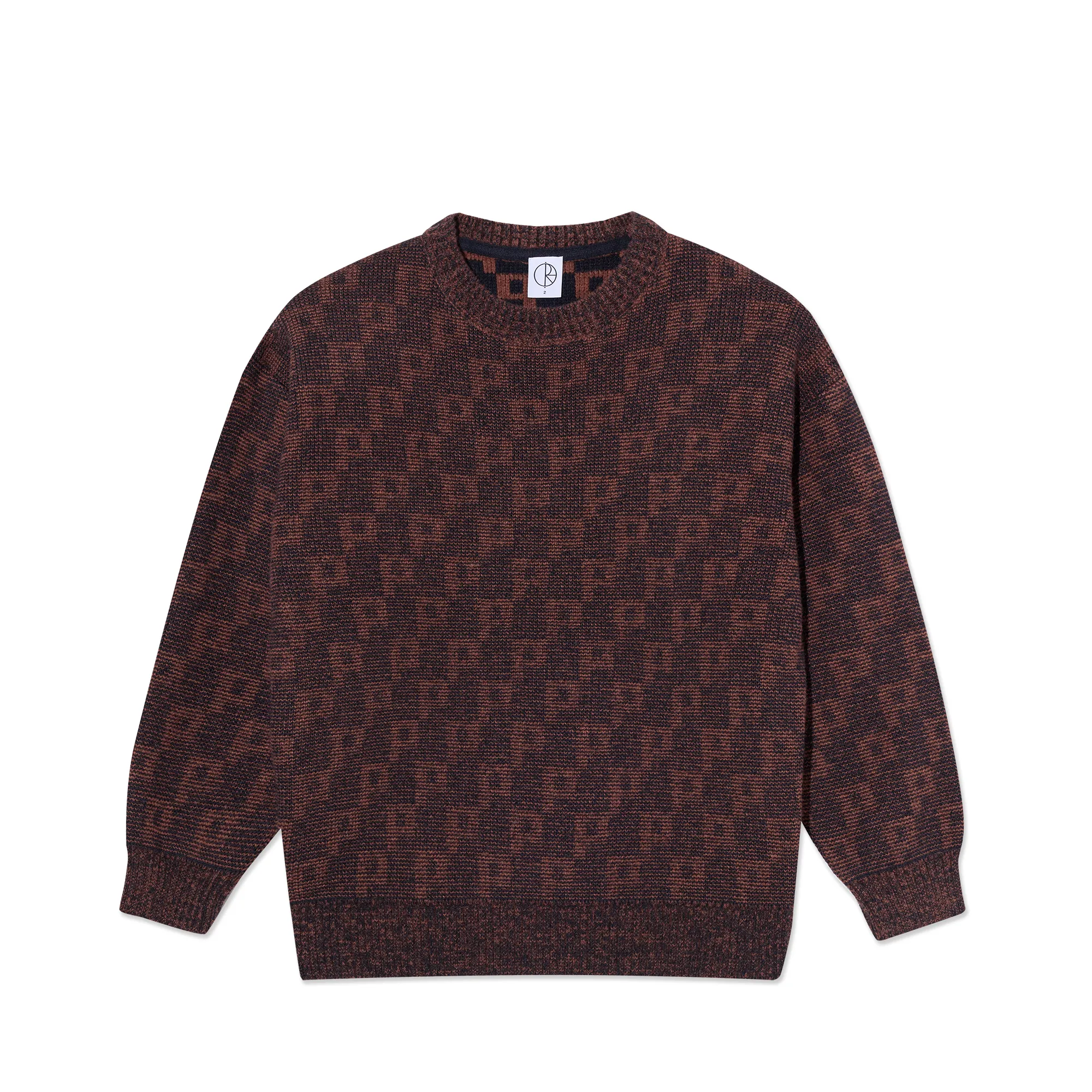 George Sweater | P Pattern - Navy/Orange sold by Polar Skate