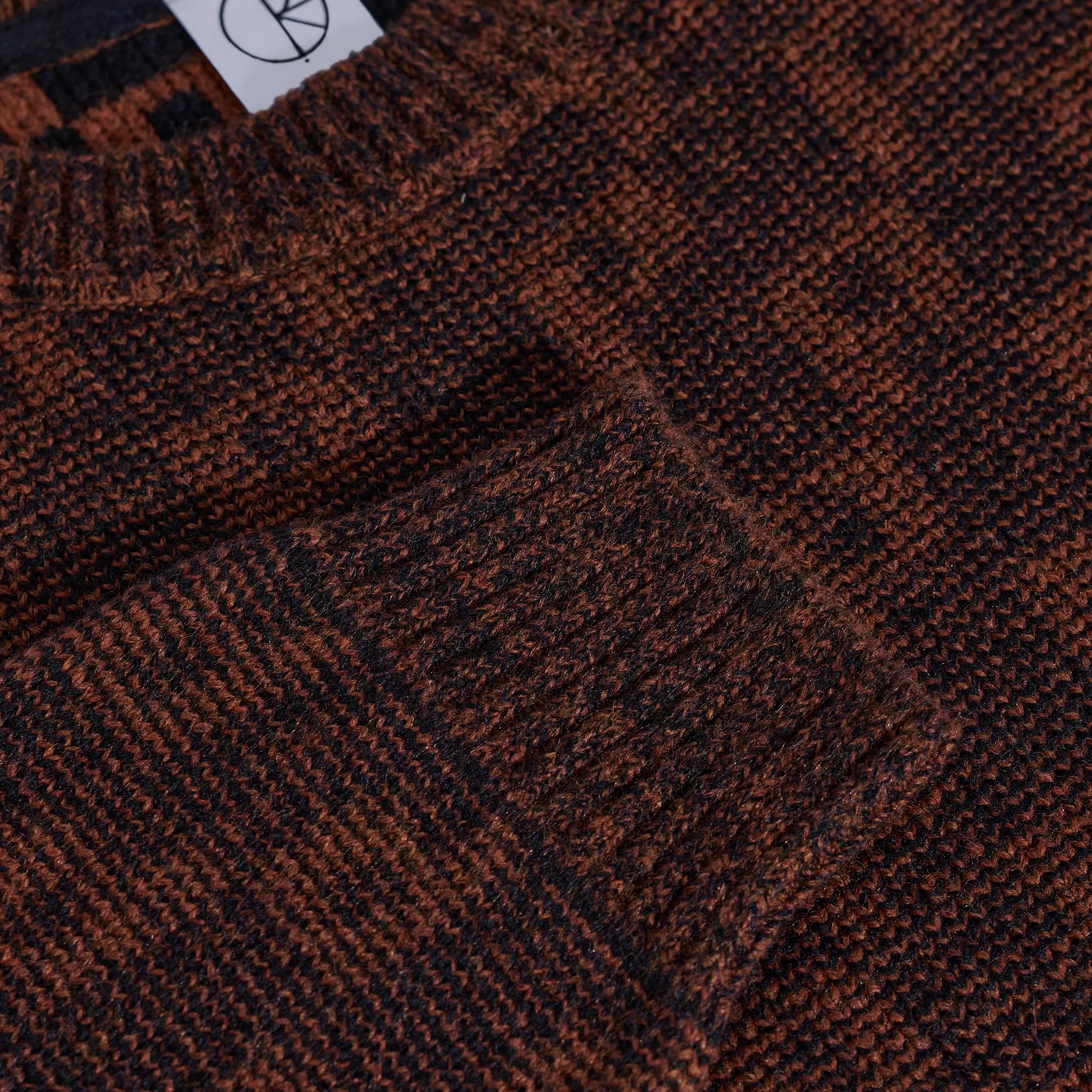 George Sweater | P Pattern - Navy/Orange sold by Polar Skate product image thumbnail 3