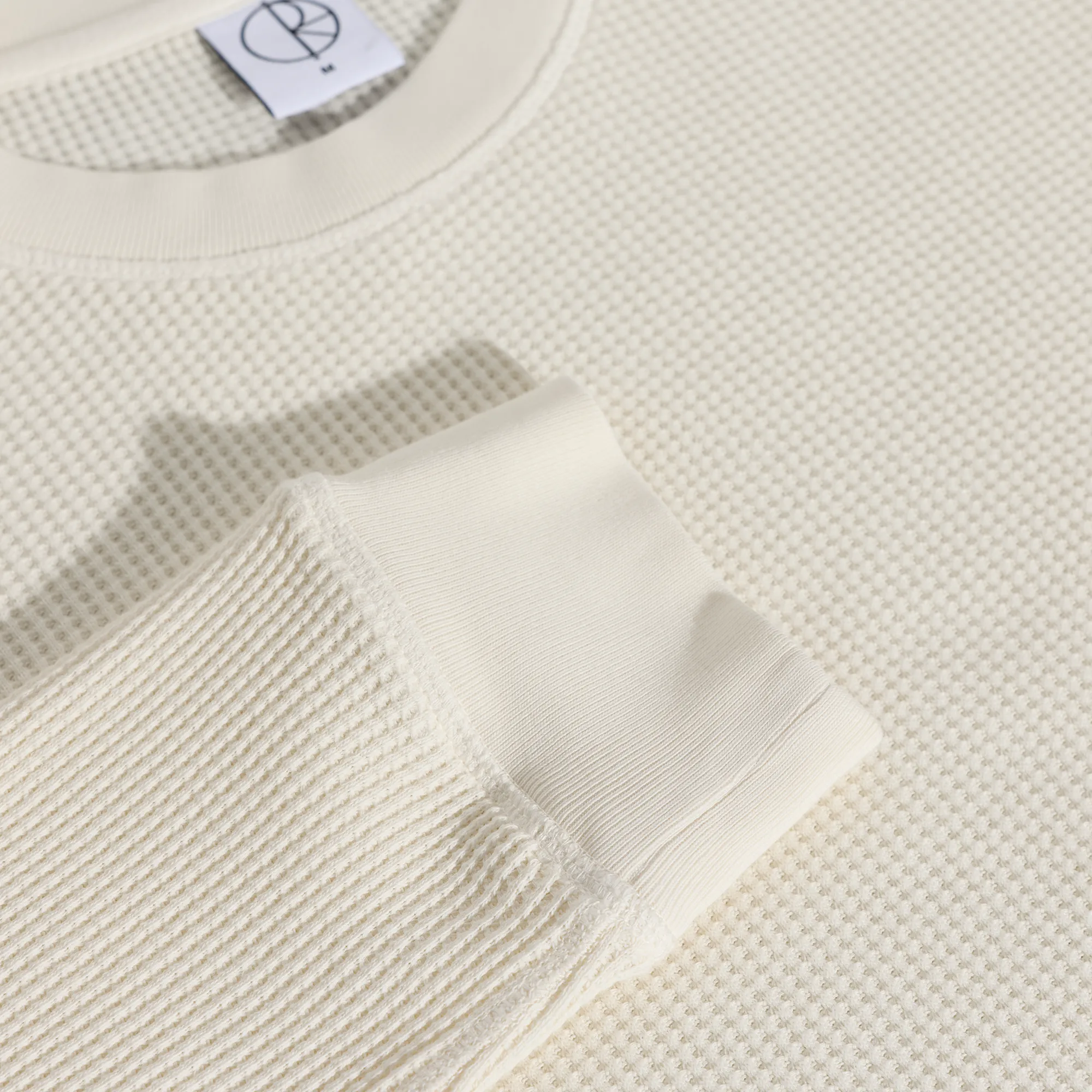 Dylan LS Tee | Waffle - Ivory sold by Polar Skate product image thumbnail 3
