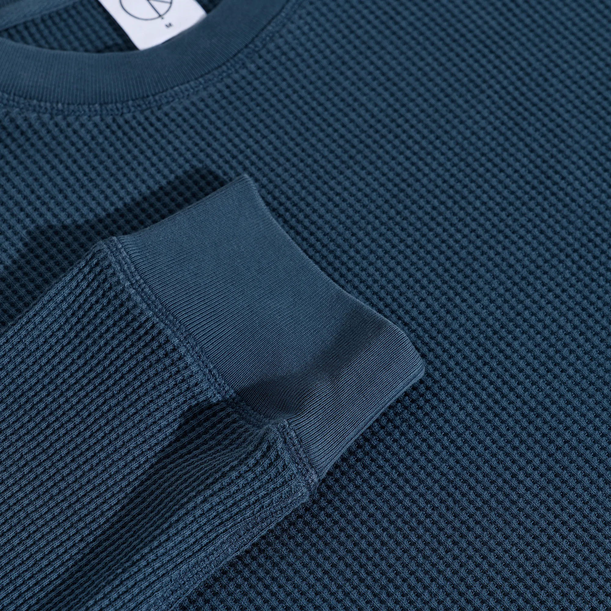 Dylan LS Tee | Waffle - Space Blue sold by Polar Skate product image thumbnail 3