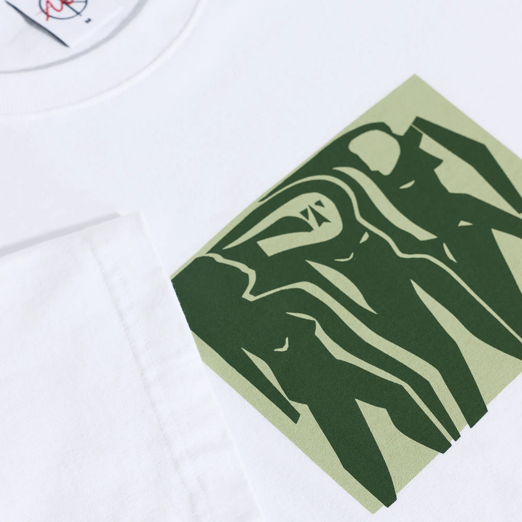 Tee | Cut Outs - White sold by Polar Skate product image thumbnail 3