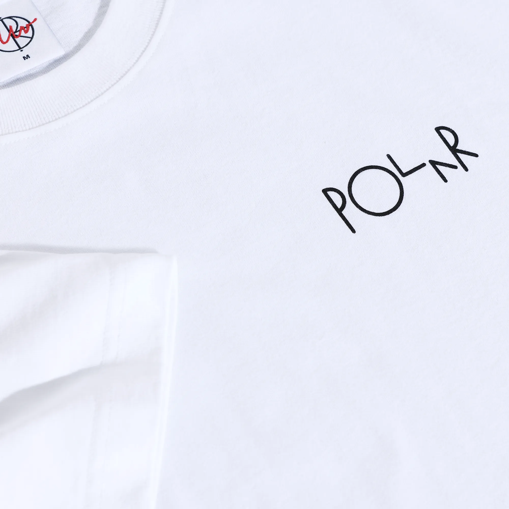 Fill Logo Tee | Happy Sad - White sold by Polar Skate product image thumbnail 3