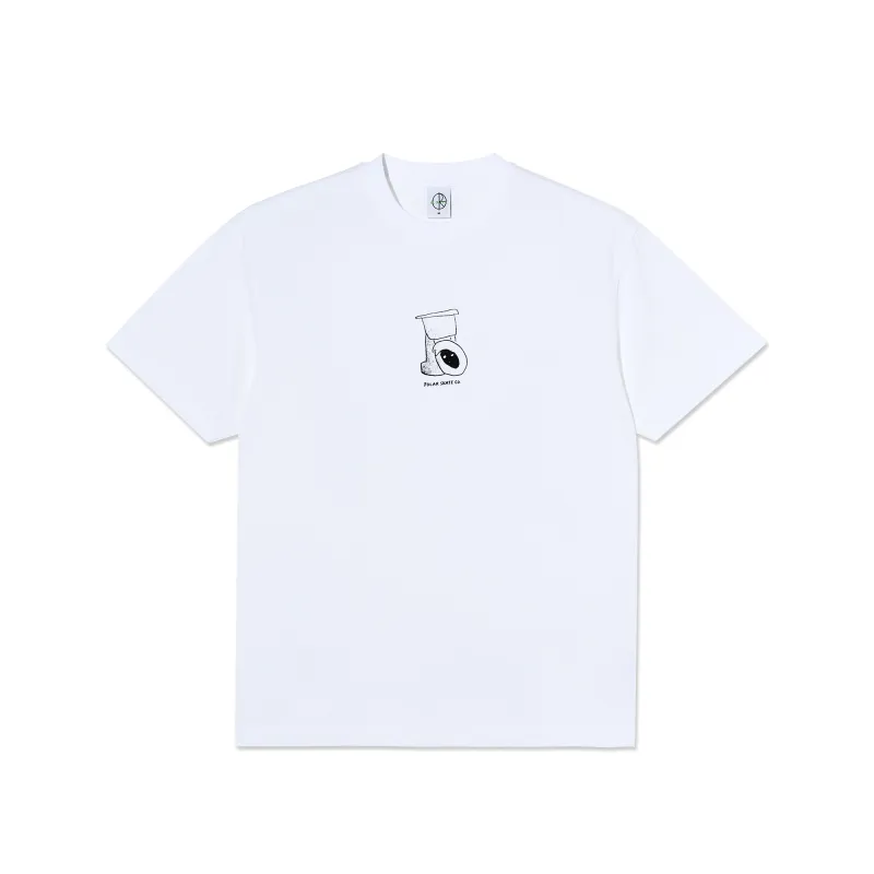 Tee | Toilet - White sold by Polar Skate