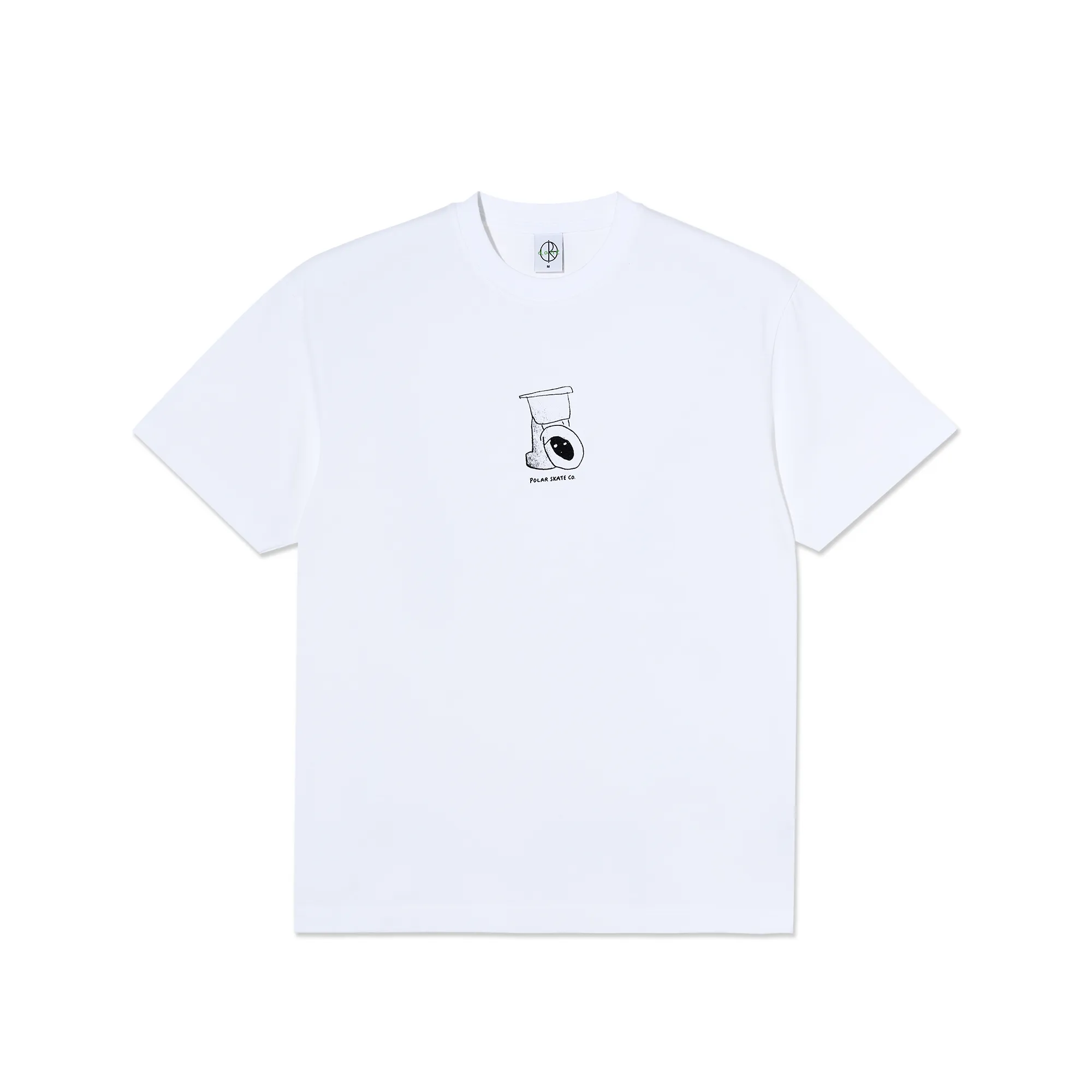 Tee | Toilet - White sold by Polar Skate