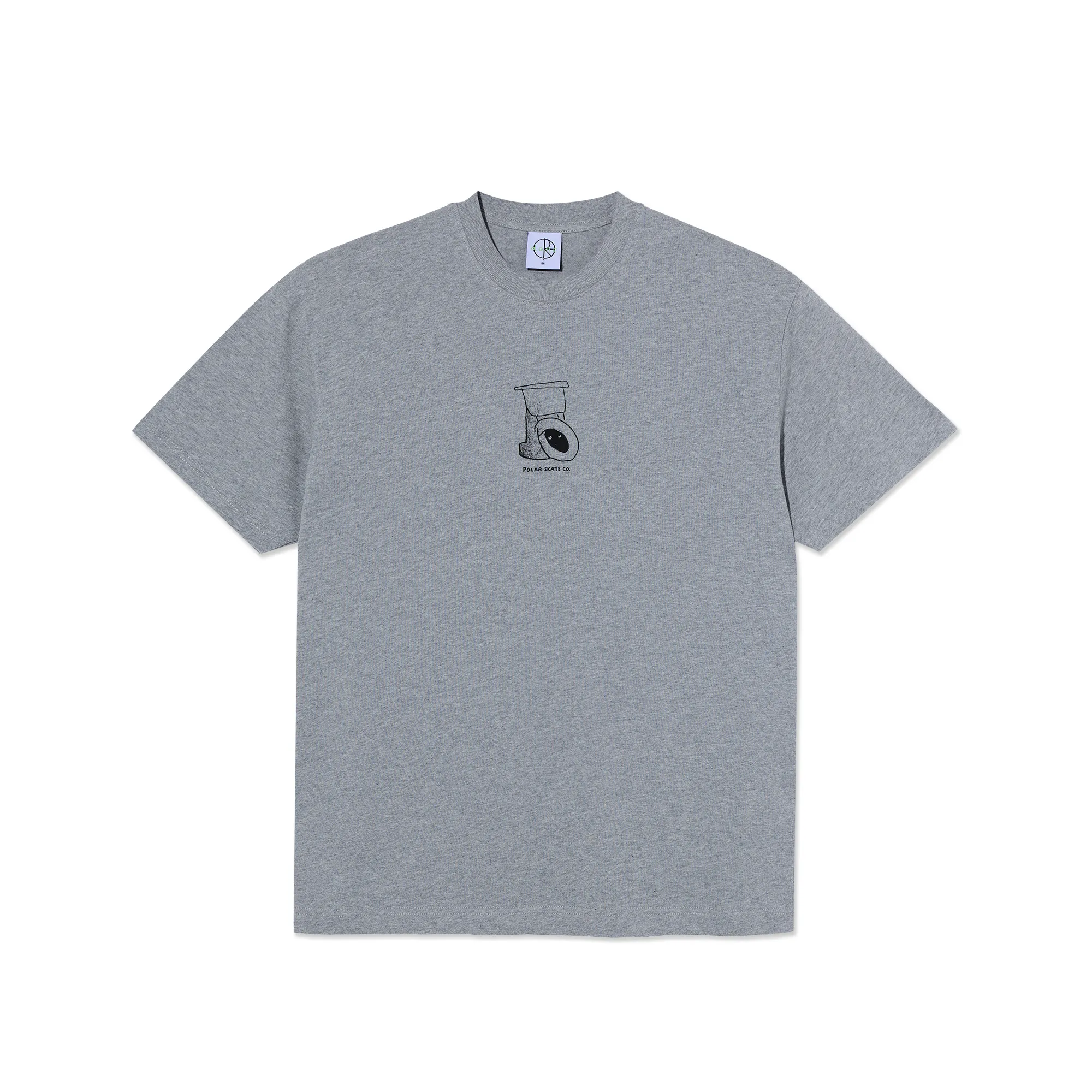 Tee | Toilet - Heather Grey sold by Polar Skate