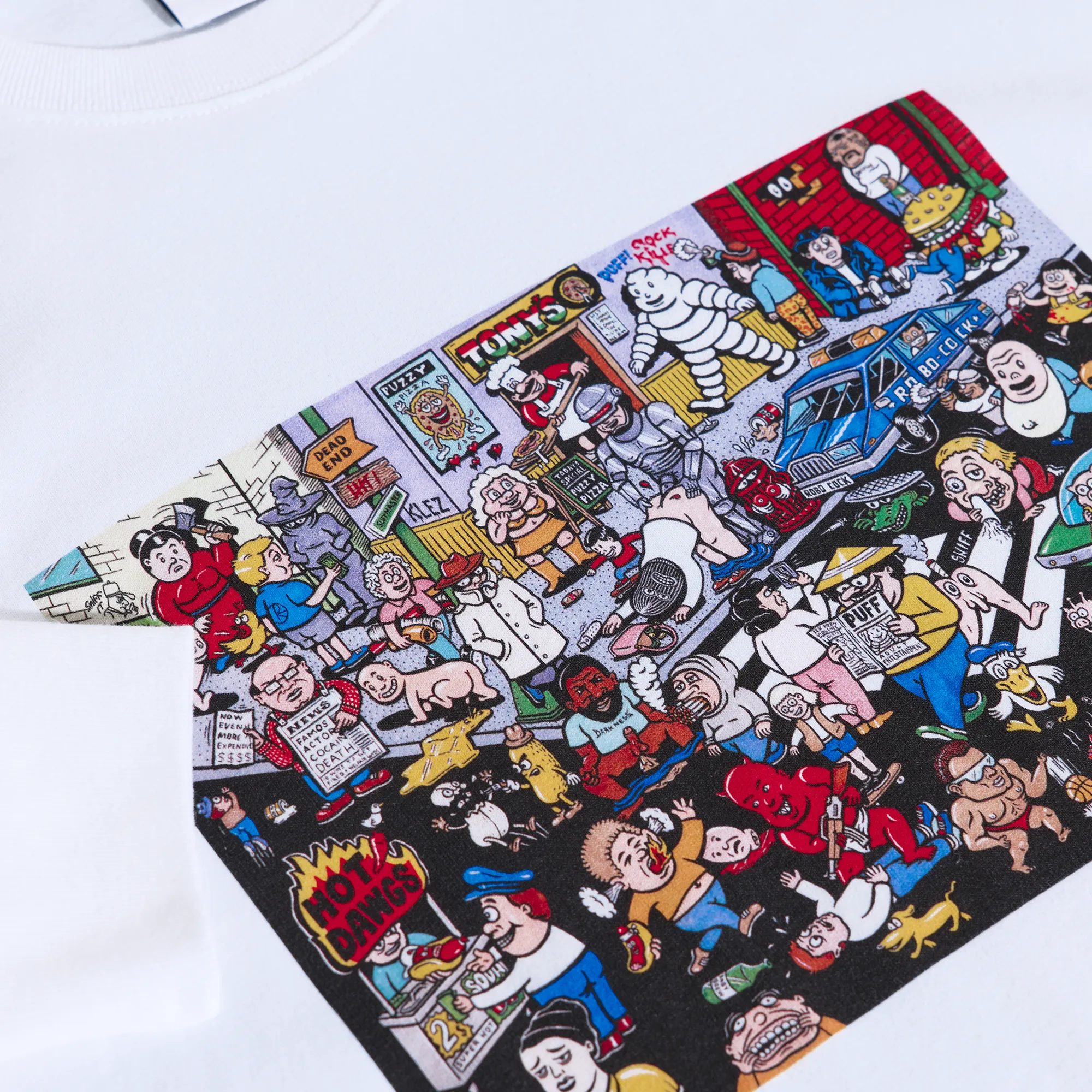 LS Tee | Street Corner - White sold by Polar Skate product image thumbnail 3