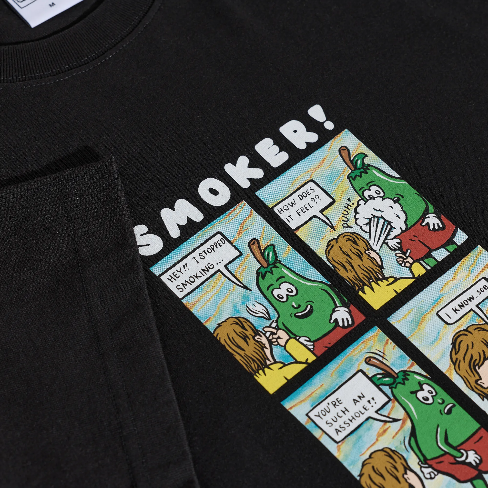 Tee | Smoker! - Black sold by Polar Skate product image thumbnail 3