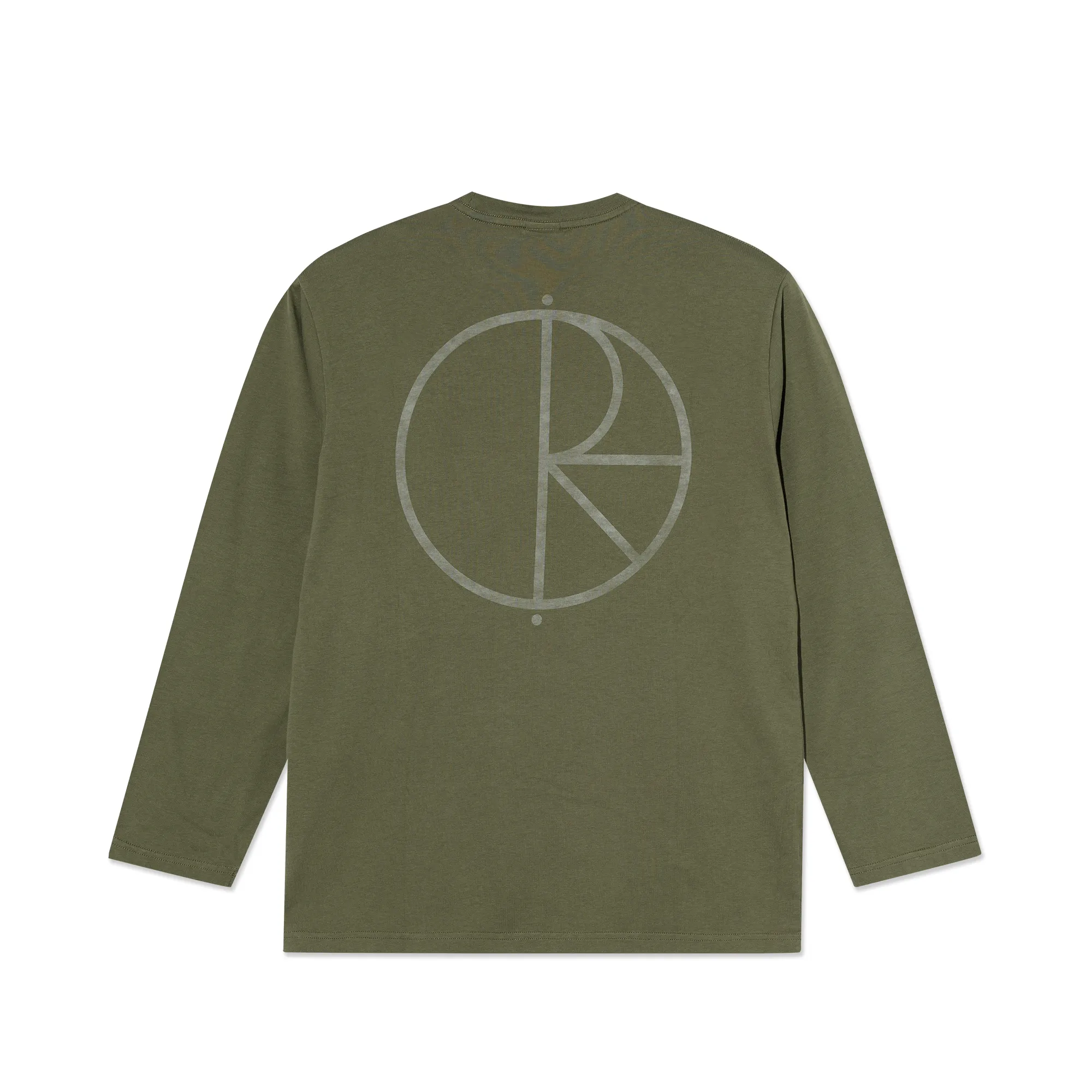 Steve Tee LS | Stroke Logo - Army Green sold by Polar Skate product image thumbnail 2