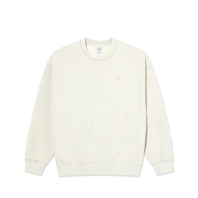 Frankie Crewneck - Ivory Grey Melange sold by Polar Skate