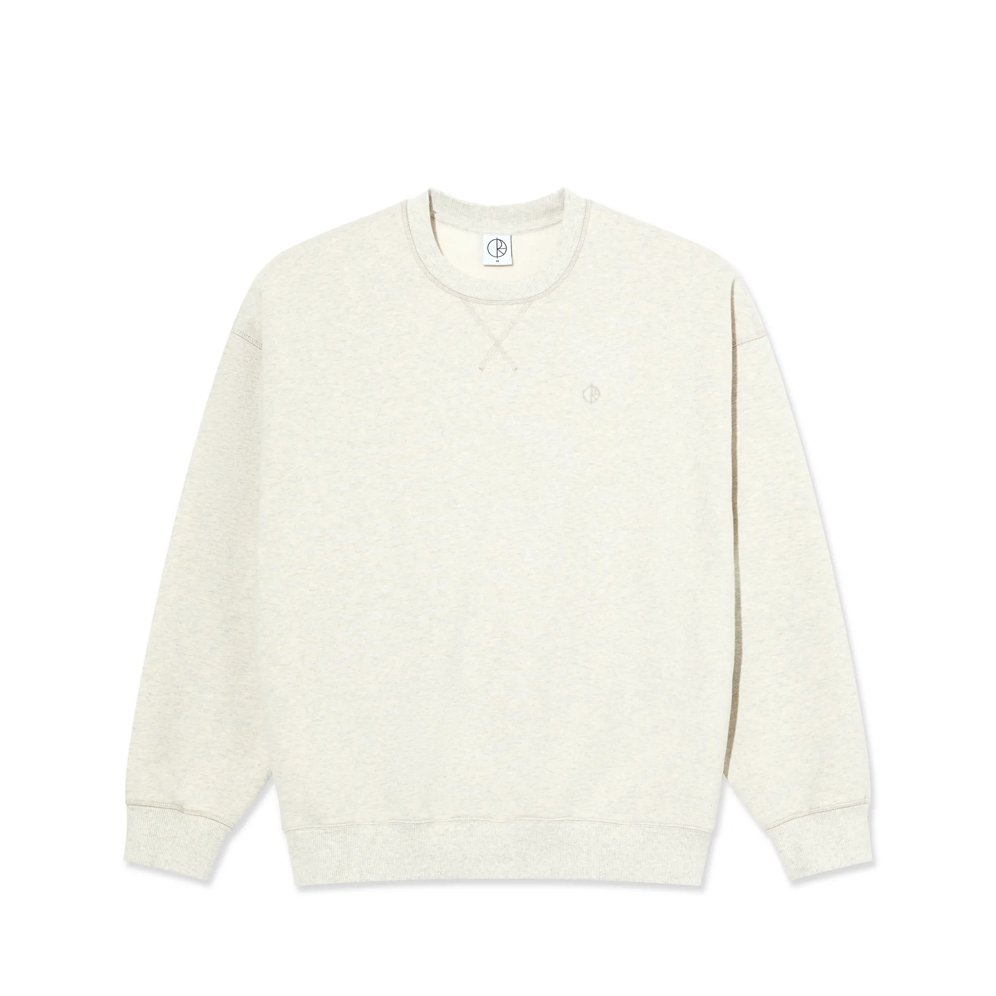 Frankie Crewneck - Ivory Grey Melange sold by Polar Skate