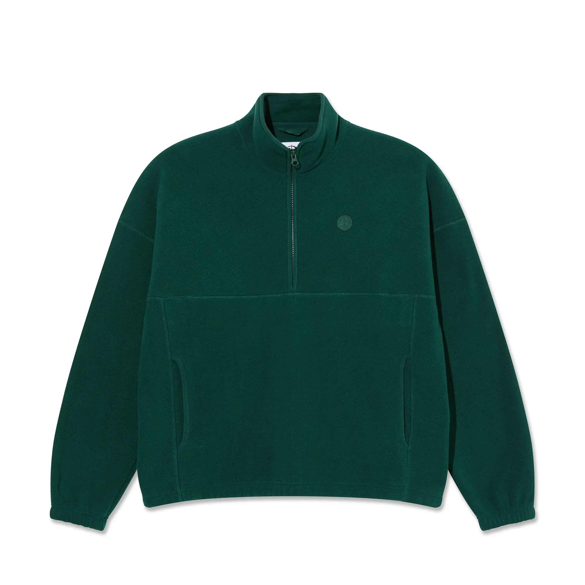 Ivan Half Zip Sweatshirt - Dark Emerald sold by Polar Skate
