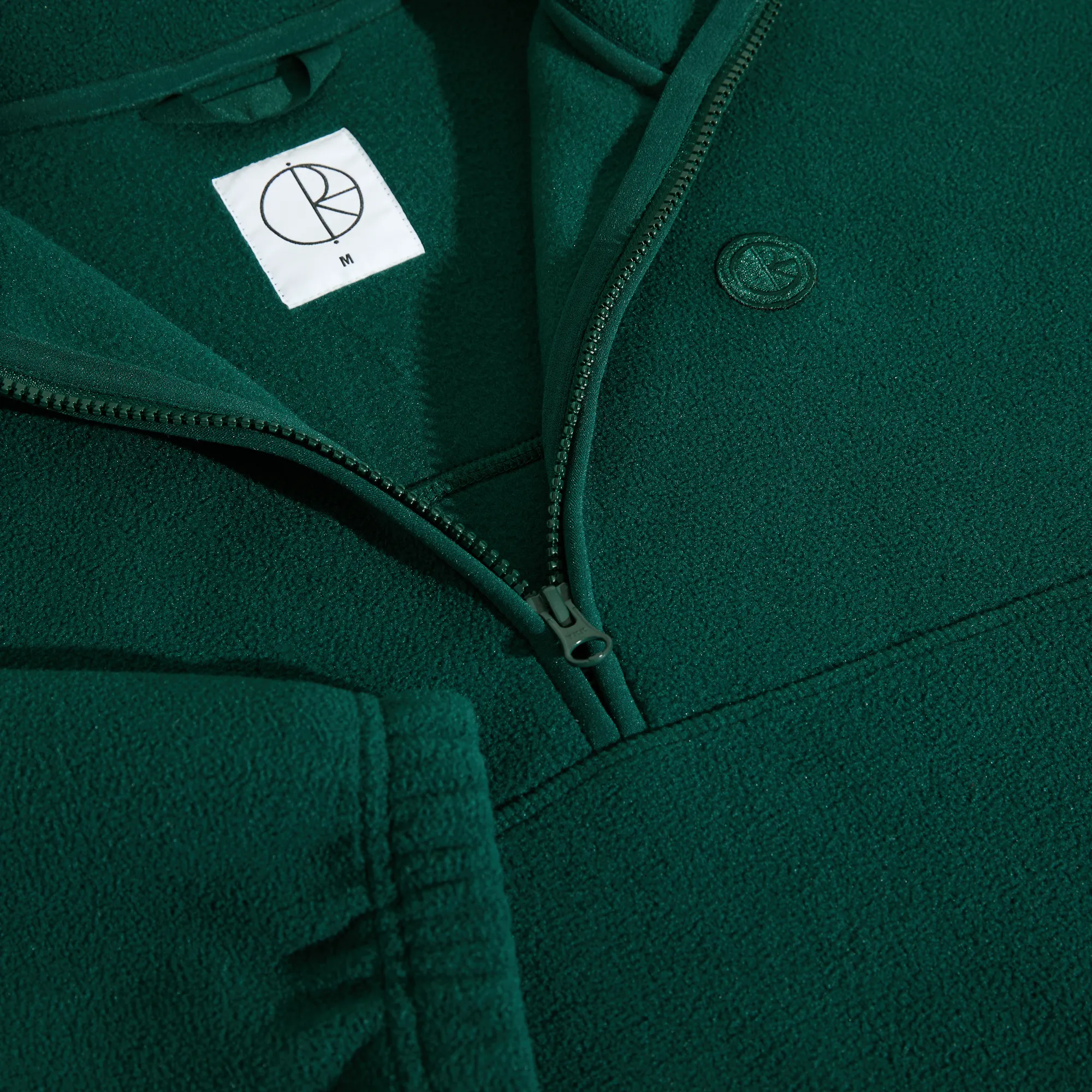 Ivan Half Zip Sweatshirt - Dark Emerald sold by Polar Skate product image thumbnail 4