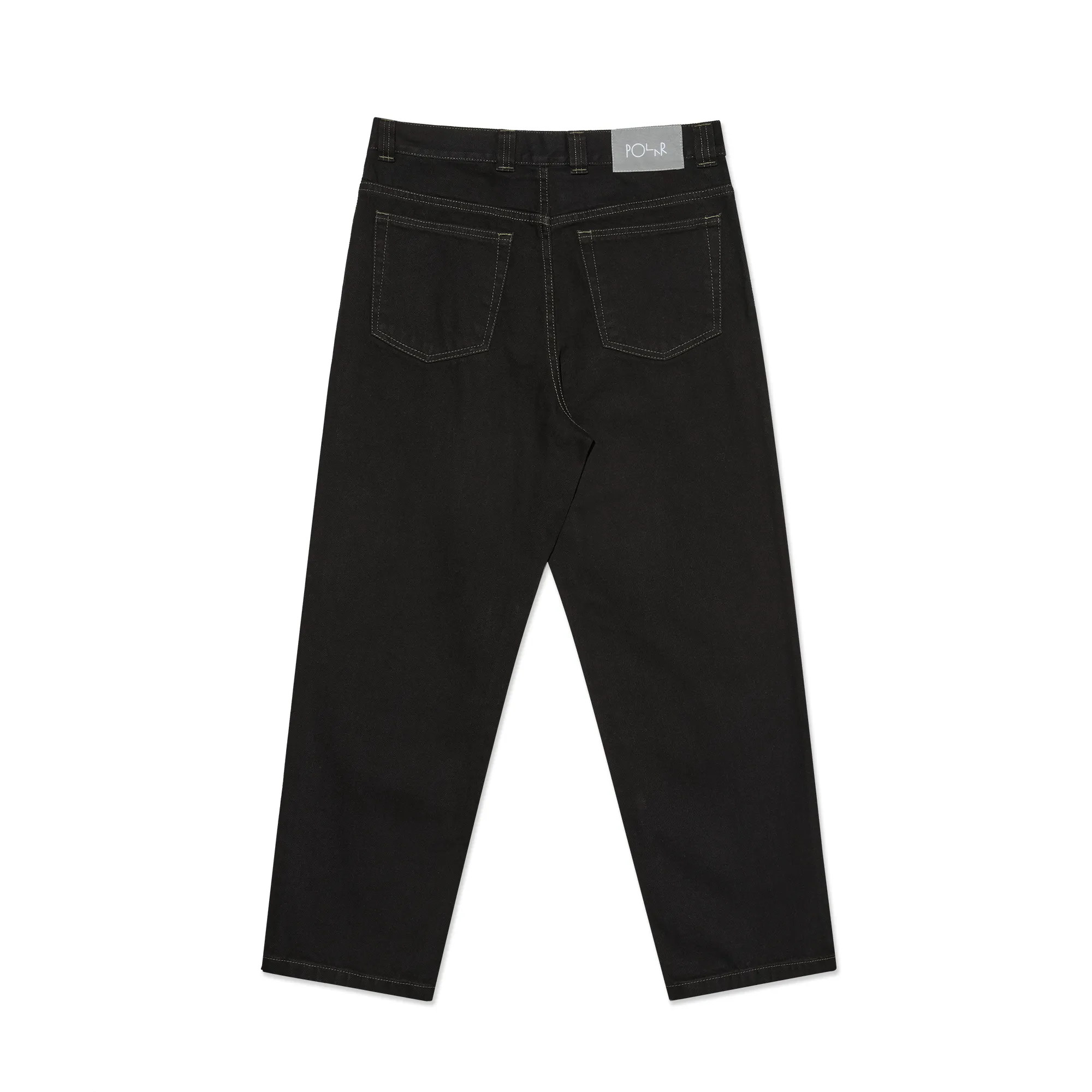 93 Pants | Contrast Stitching - Black/Dark Olive sold by Polar Skate product image thumbnail 2