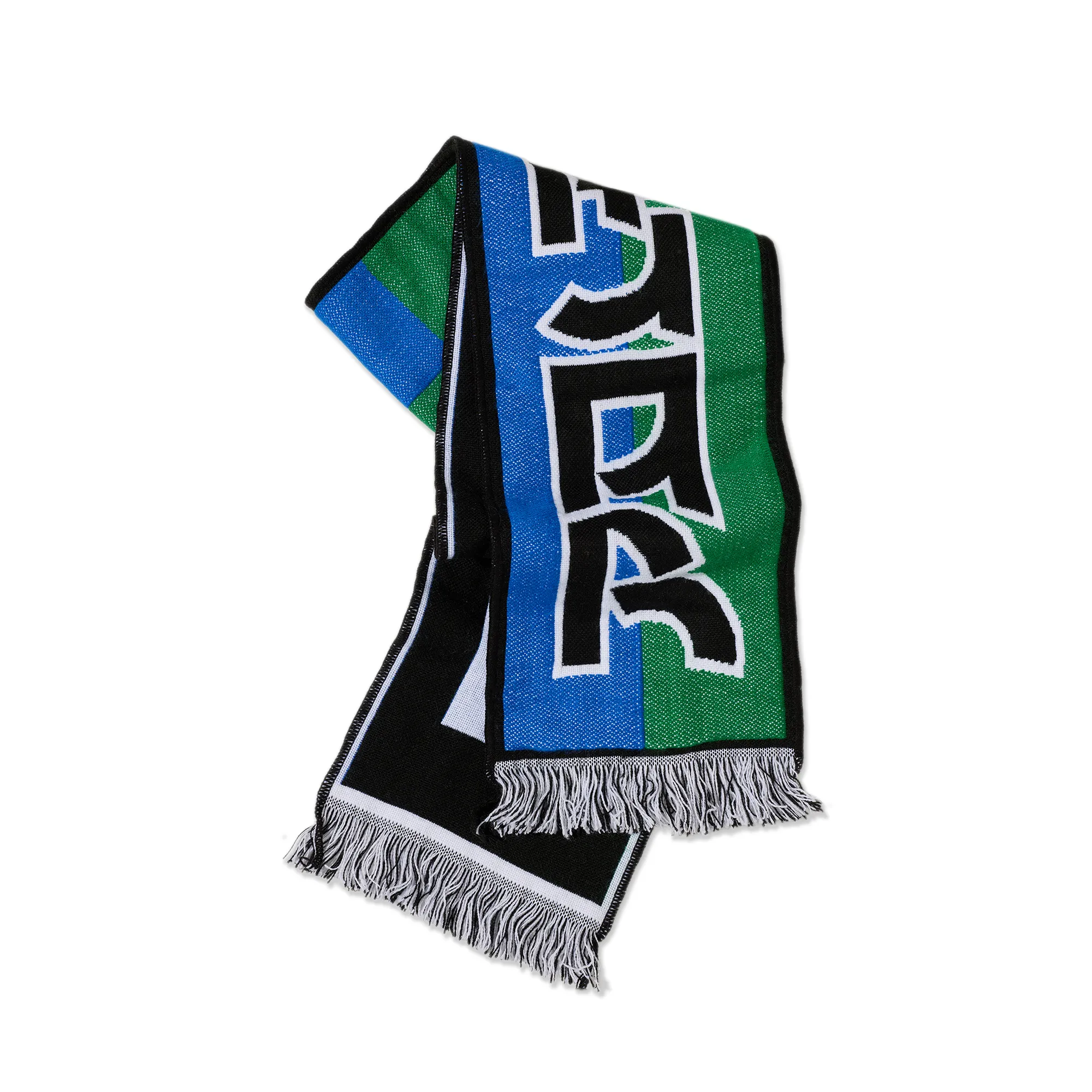 Football Scarf | Squares - Blue / Green sold by Polar Skate
