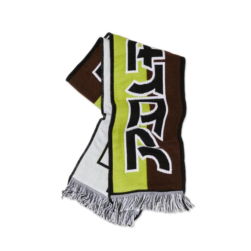 Football Scarf | Squares - Green/Brown sold by Polar Skate