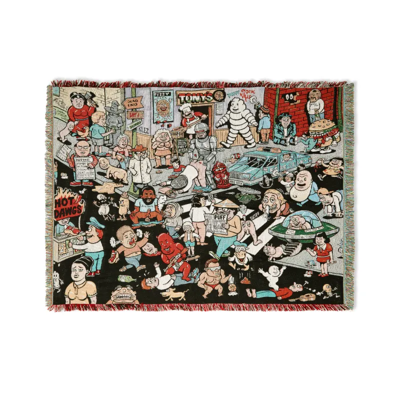 Throw Blanket | Street Corner made by Polar Skate