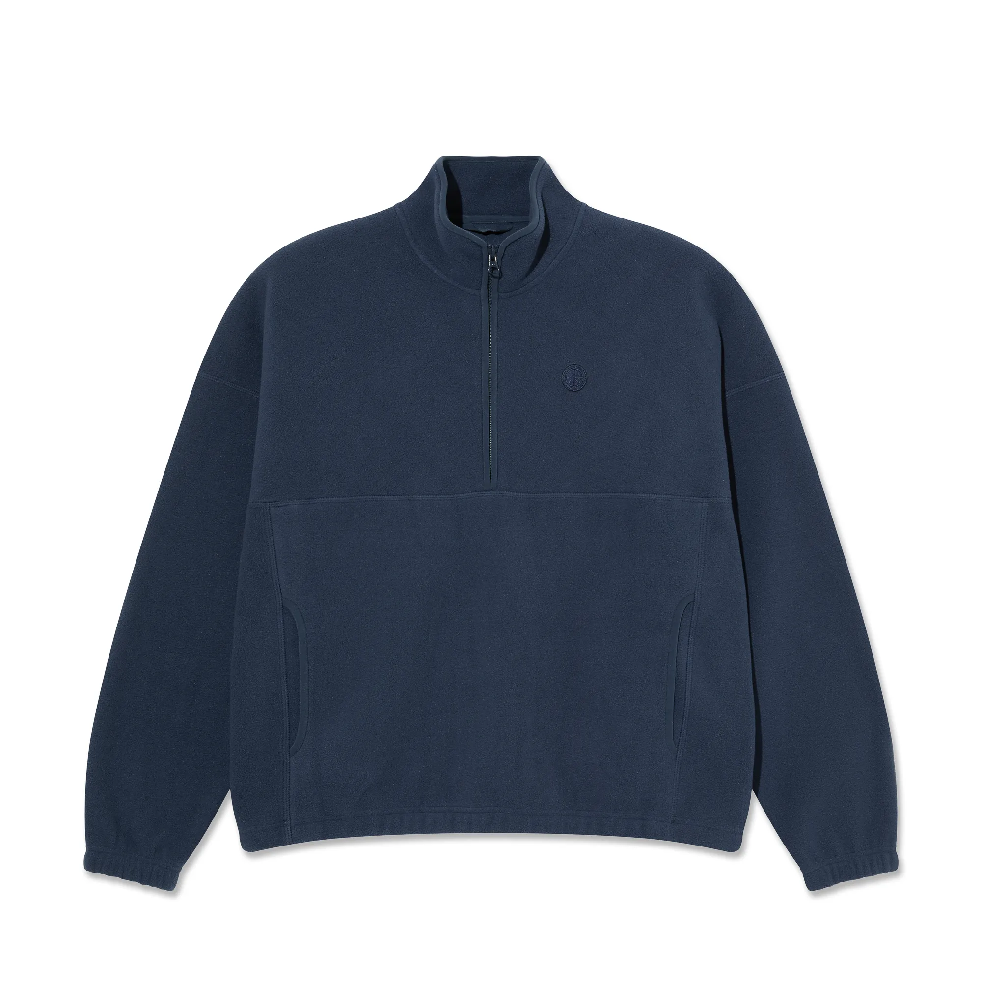 Ivan Half Zip Sweatshirt - Grey Blue sold by Polar Skate