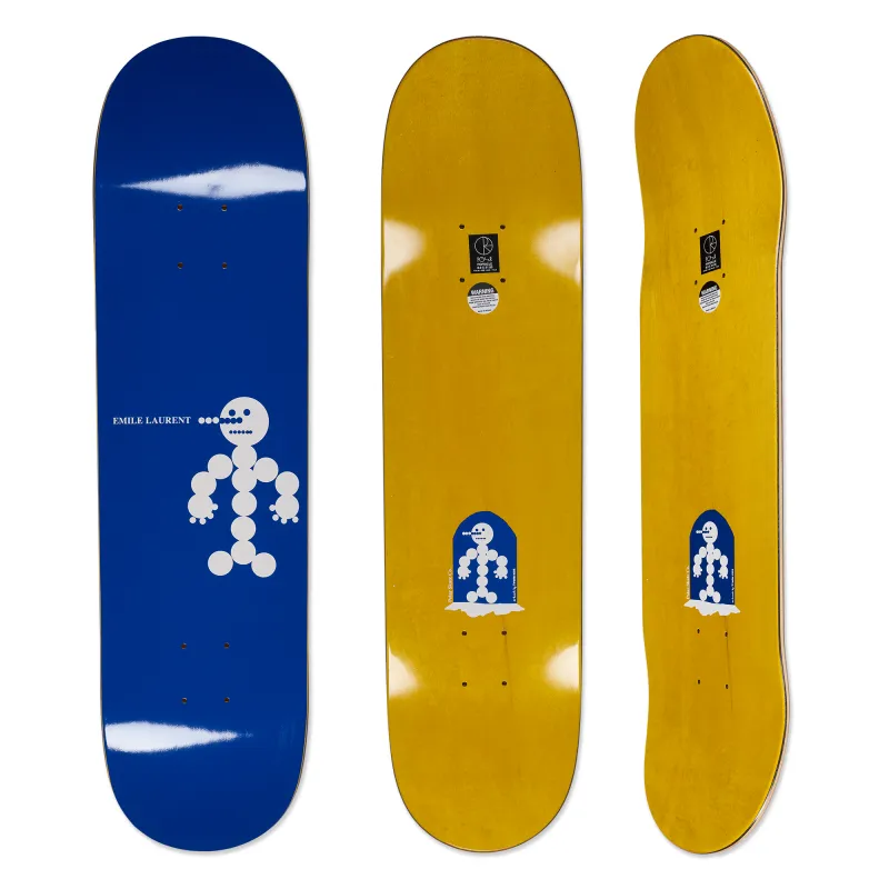 Deck | Emile Laurent - Snowman Blue made by Polar Skate