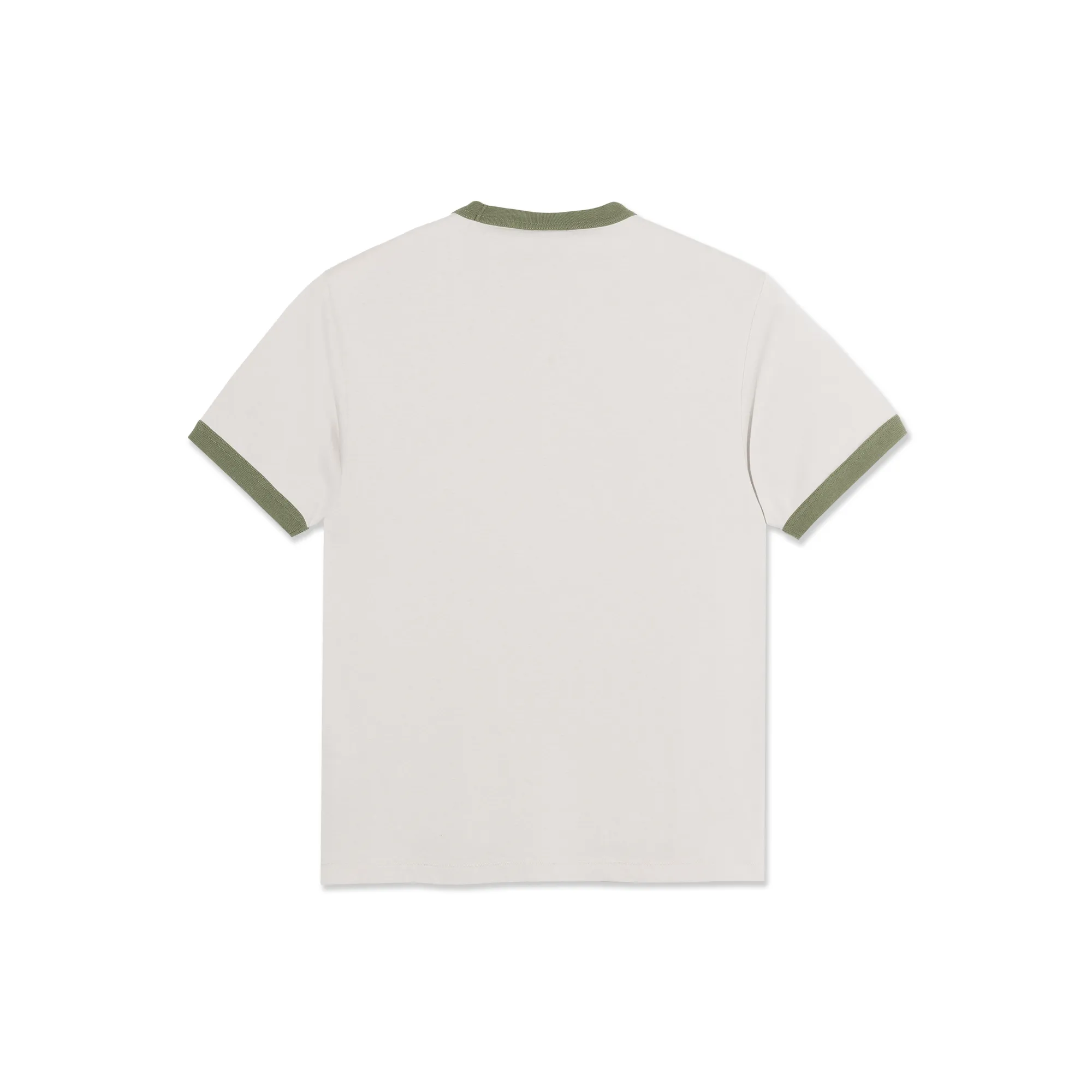 Ringer Tee - Pale Taupe/Army Green sold by Polar Skate product image thumbnail 2