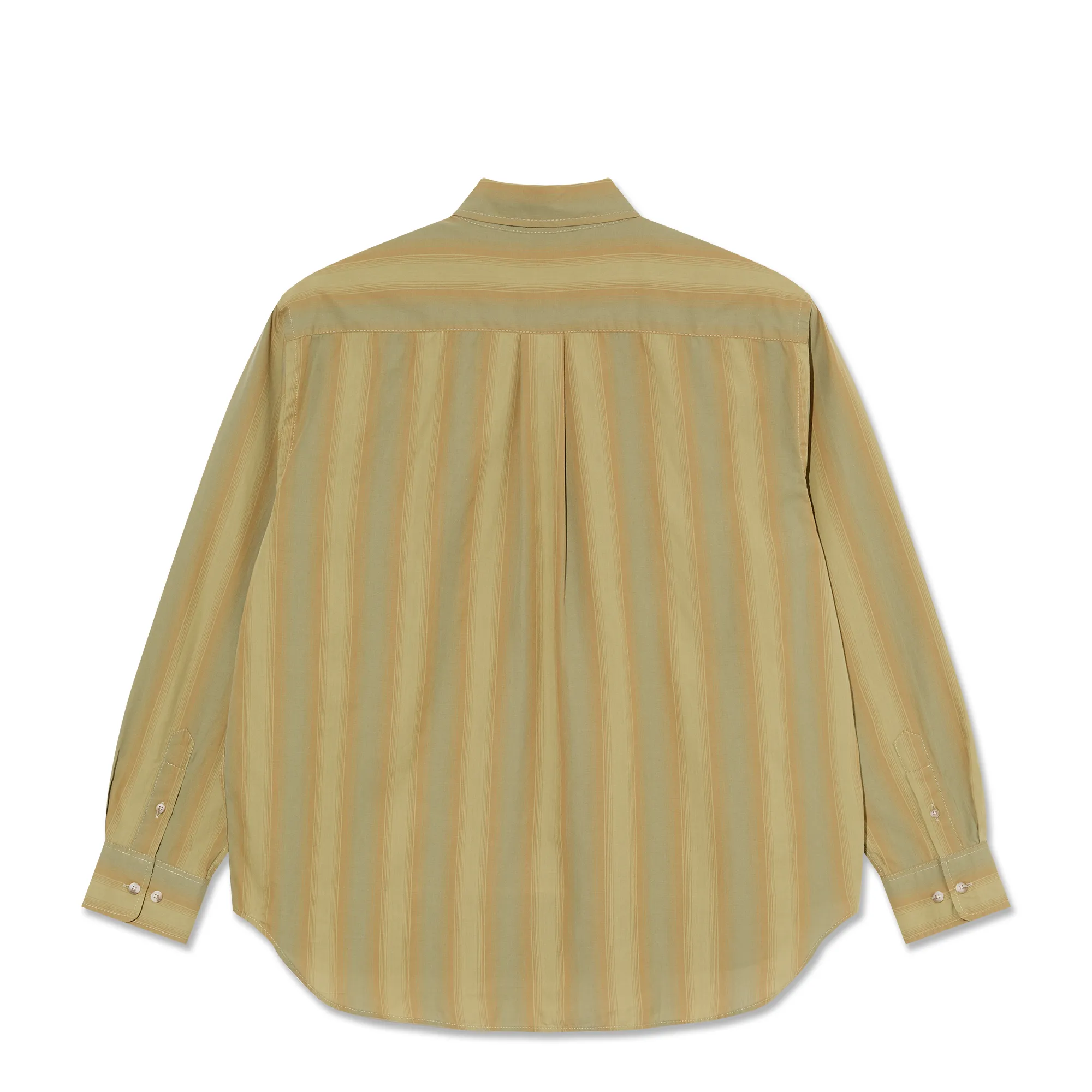 Ben LS Shirt - Green Stripe sold by Polar Skate product image thumbnail 2