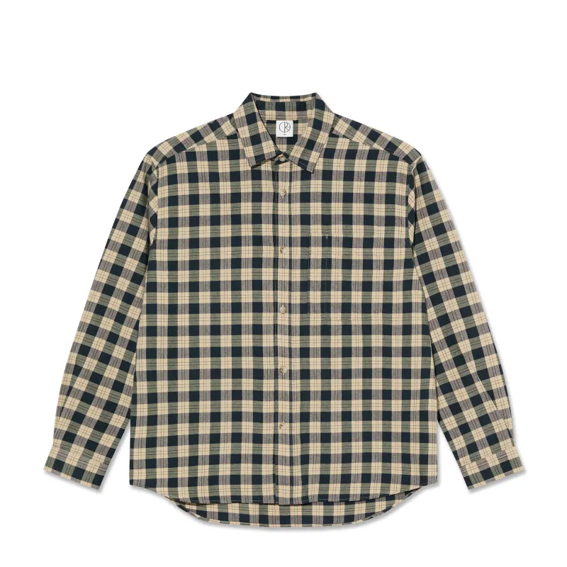 Mitchell LS Shirt - Teal/Butter made by Polar Skate