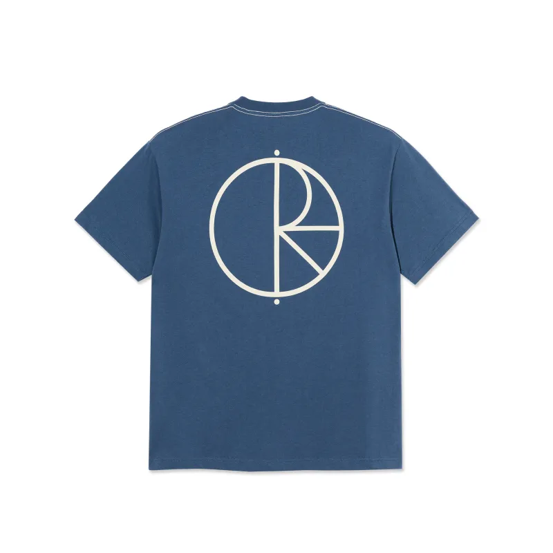 Contrast Tee I Stroke Logo - Grey Blue sold by Polar Skate
