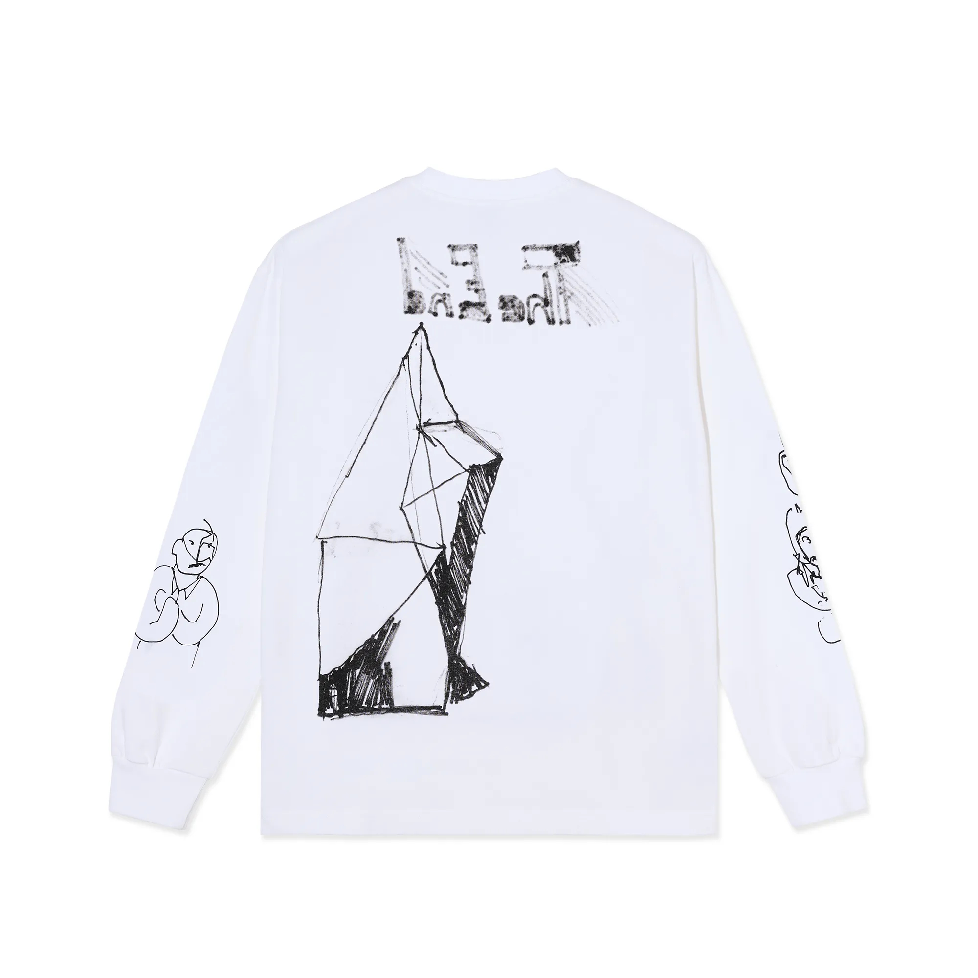 LS Tee | The End - White sold by Polar Skate product image thumbnail 2