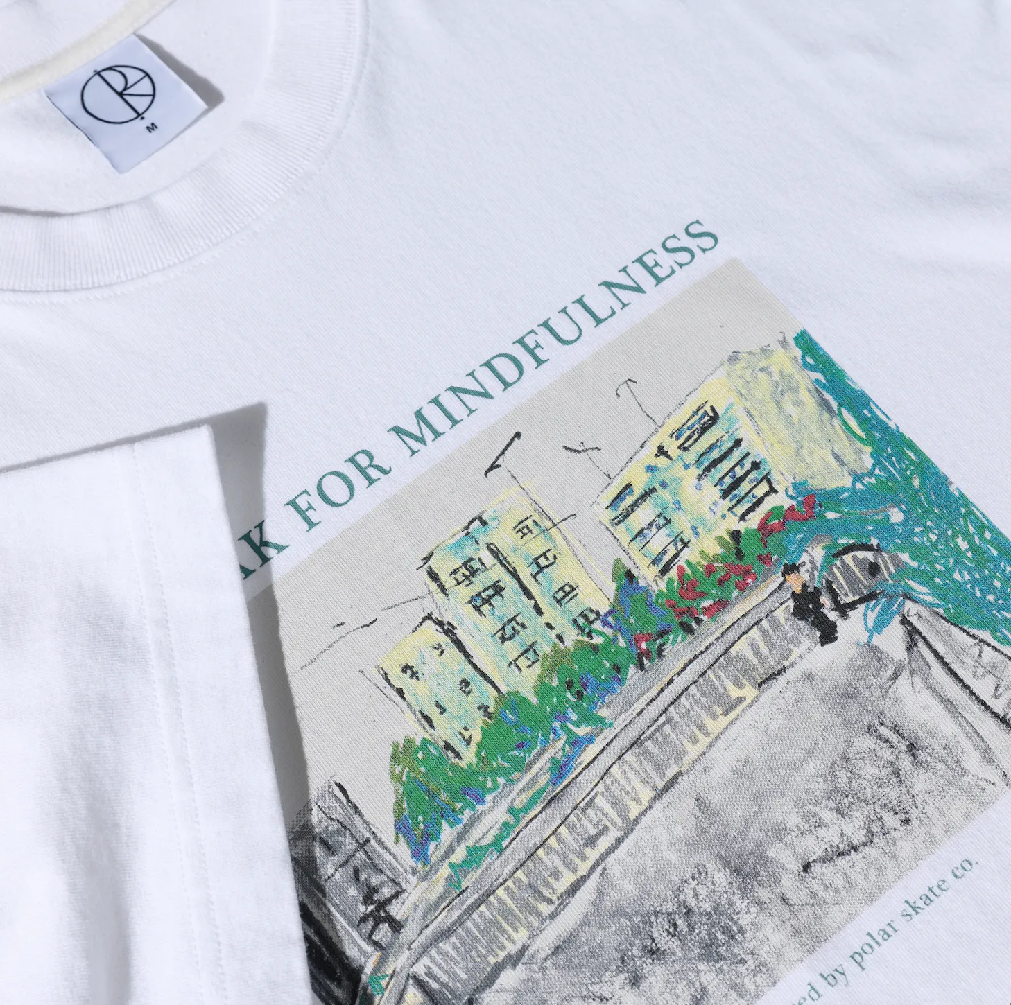 Tee | Mindfulness - White sold by Polar Skate product image thumbnail 3