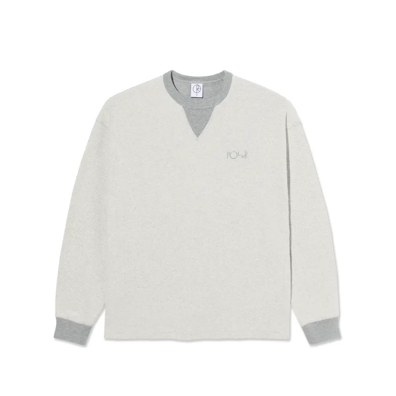 Reversed Sweater - Heather Grey made by Polar Skate