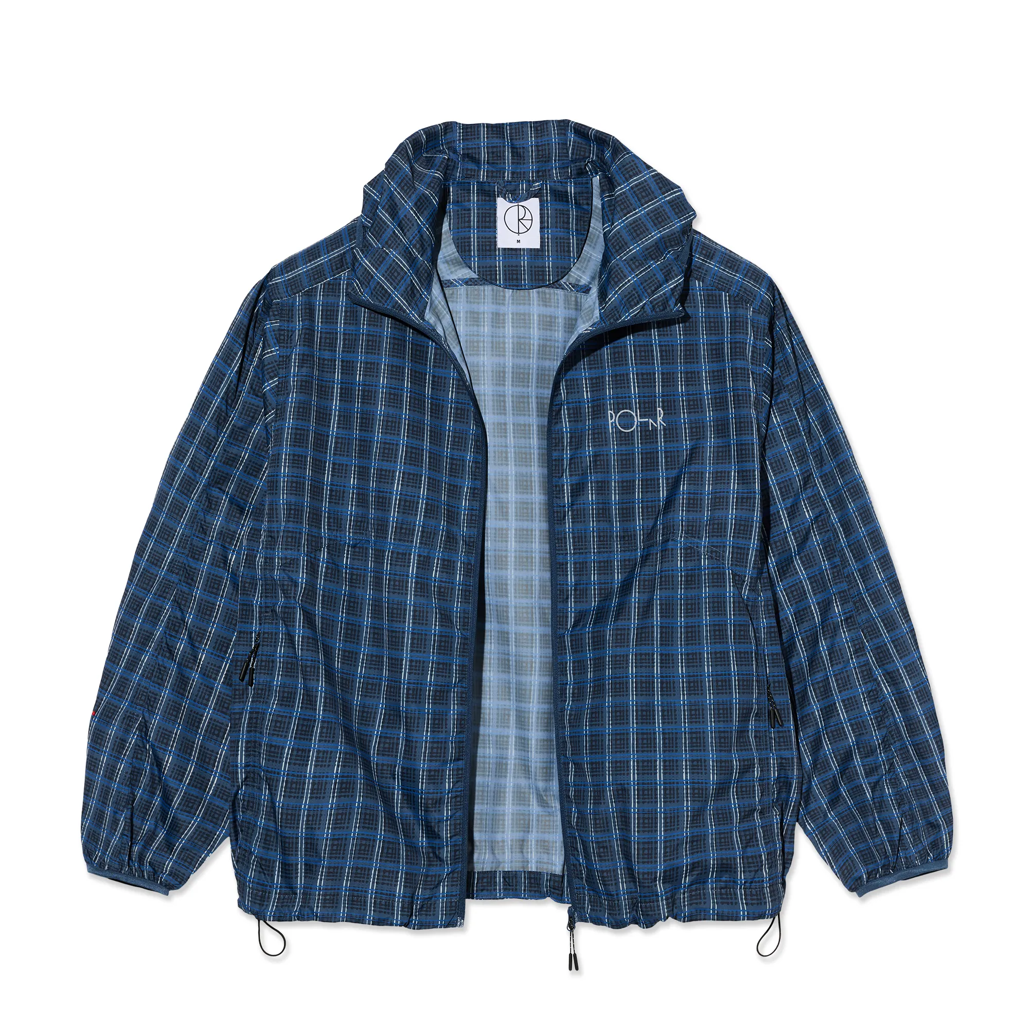 Chase Light Shell Jacket - Blue Check sold by Polar Skate product image thumbnail 3