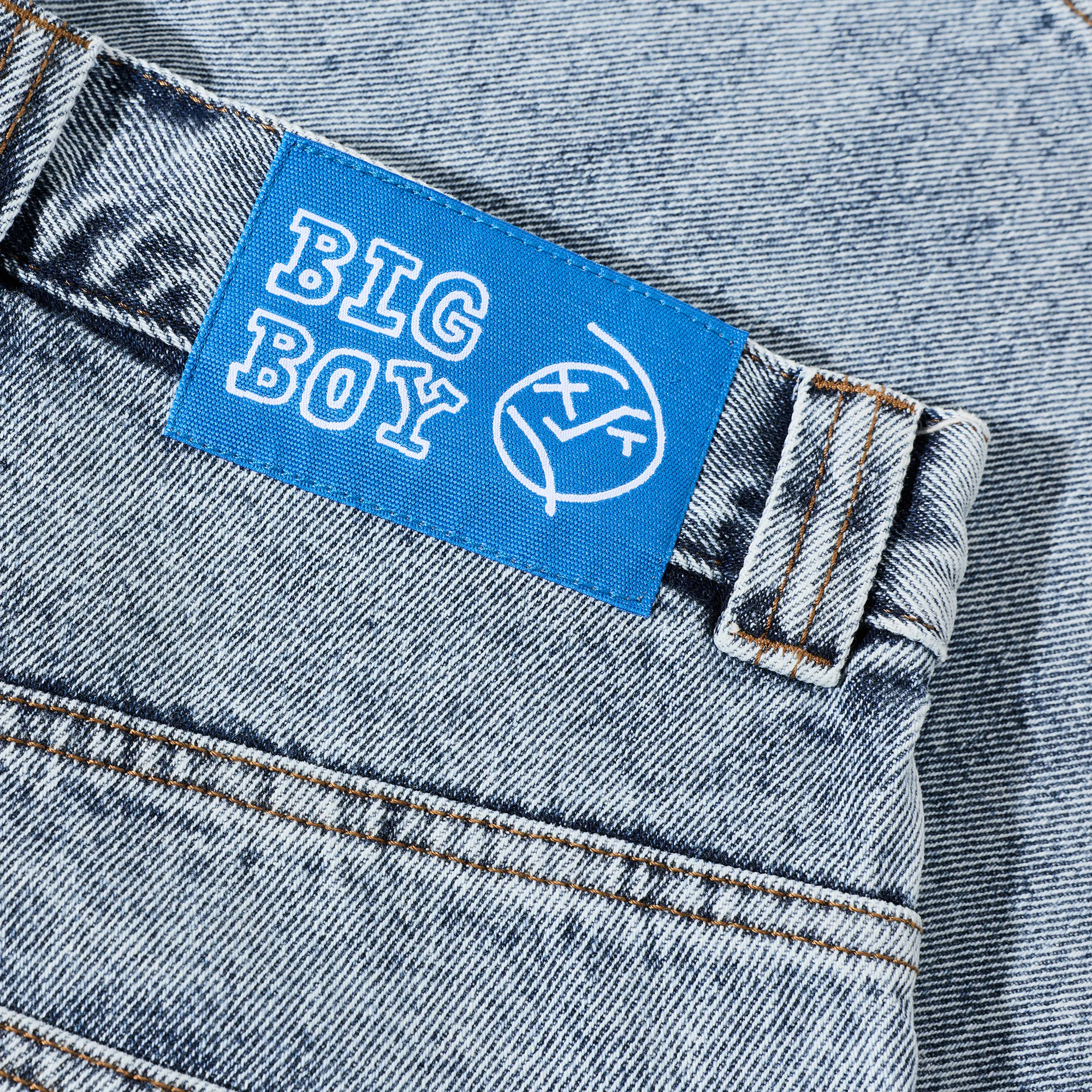 Big Boy Shorts - Heavy Washed Blue sold by Polar Skate product image thumbnail 5