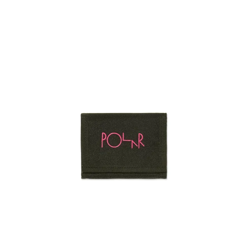 Key Wallet | Script Logo - Black/Pink made by Polar Skate