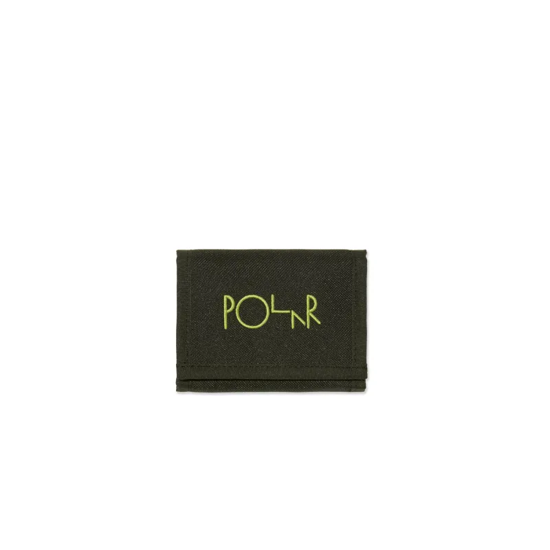 Key Wallet | Script Logo - Black/Lime made by Polar Skate