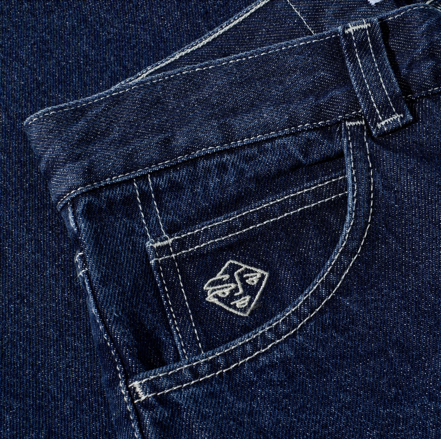 89 Pants - Dark Blue w/ White Stitching sold by Polar Skate product image thumbnail 4