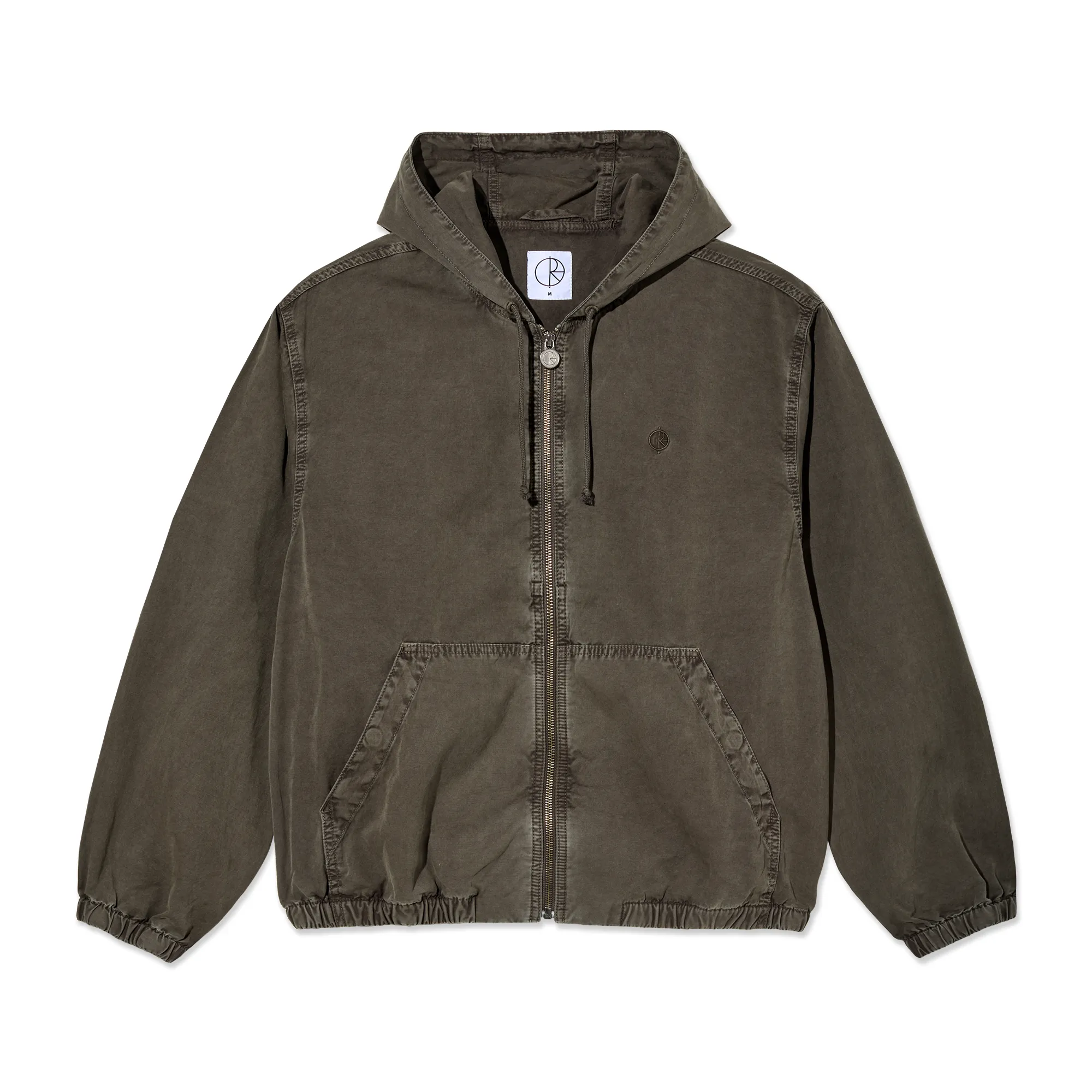 Hooded Nick Jacket - Washed Grey sold by Polar Skate