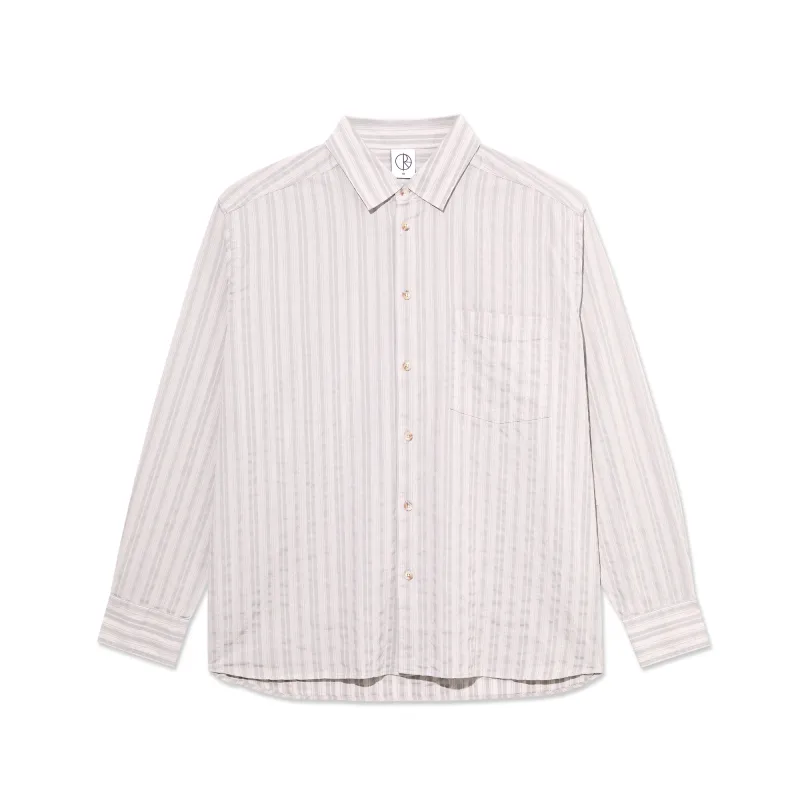 Bart LS Shirt - Grey Stripe made by Polar Skate