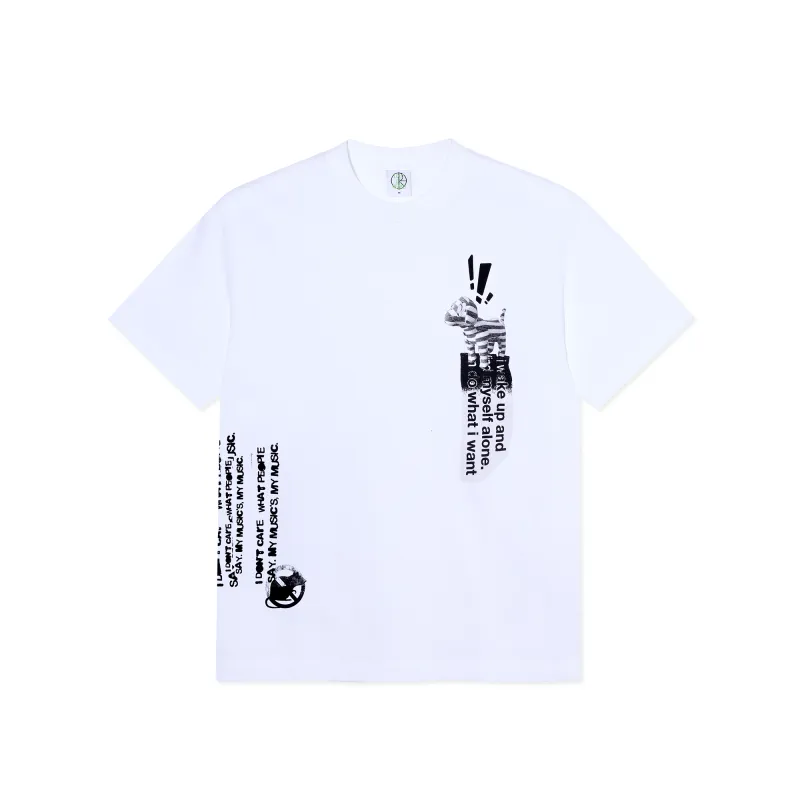 Tee | My Music - White made by Polar Skate