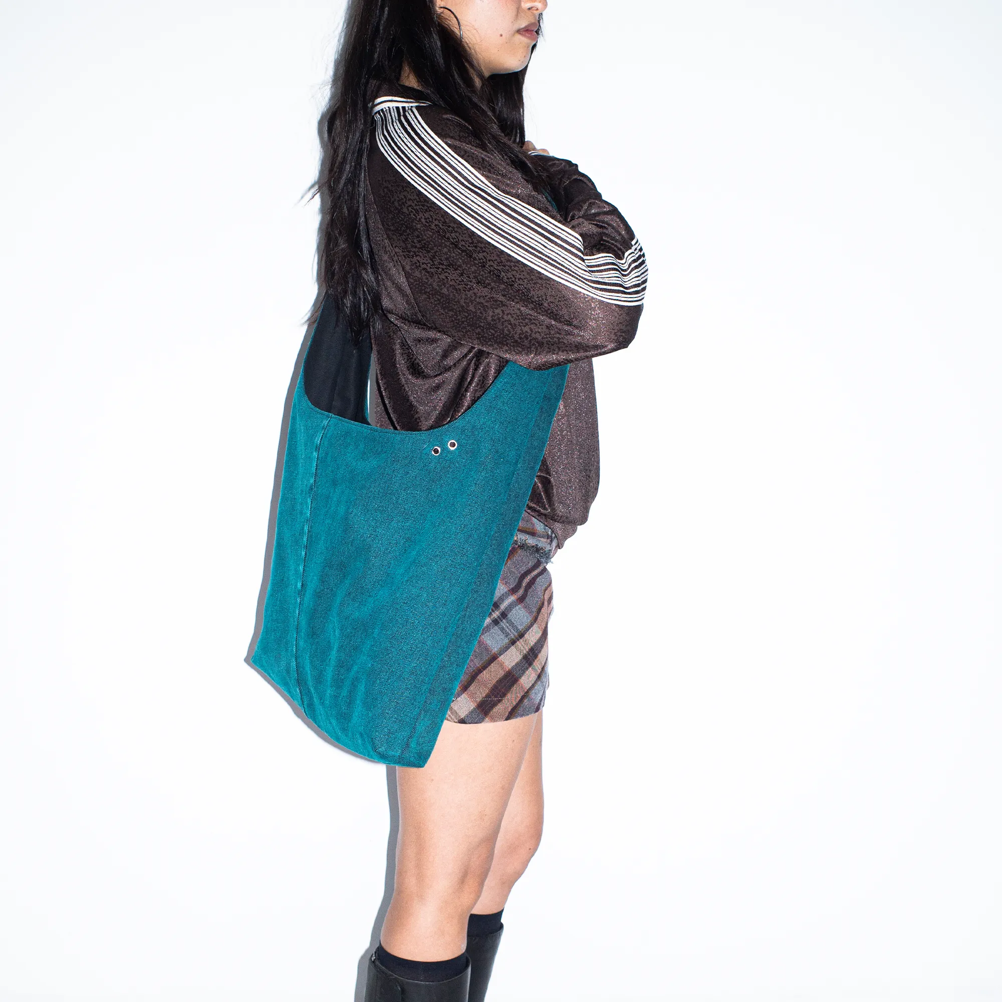 Gousi X Polar | Big Crossbody Bag - Teal Black sold by Polar Skate product image thumbnail 3