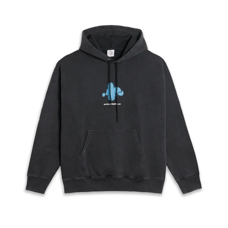 Dave Hoodie | Fighting Myself - Silver Black made by Polar Skate