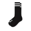 Rib Socks | Long | Happy Sad - Black sold by Polar Skate