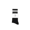 Rib Socks | Long | Happy Sad - Black sold by Polar Skate