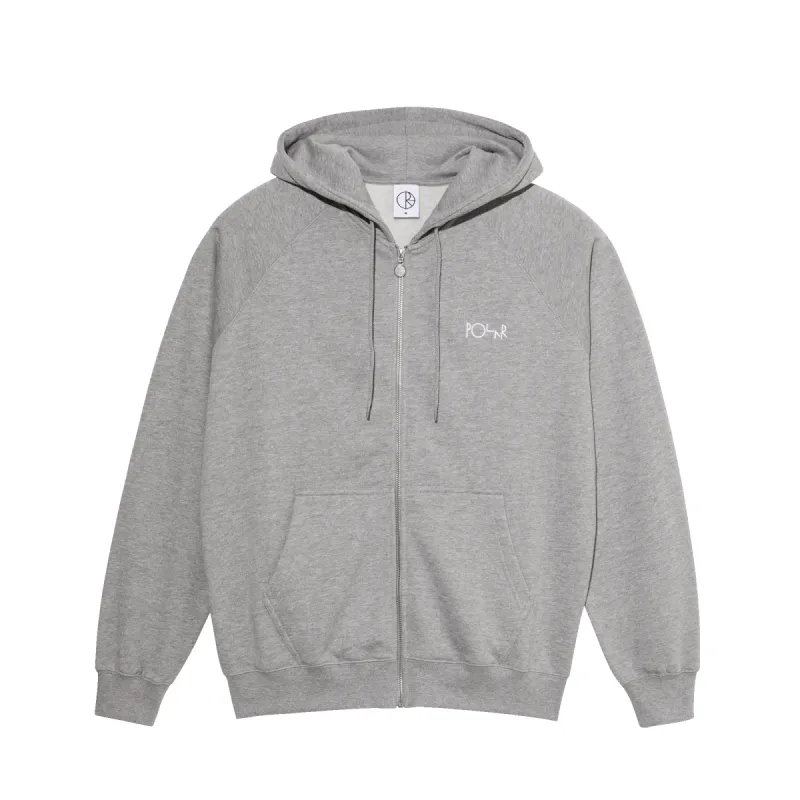 Default Zip Hoodie - Heather Grey sold by Polar Skate