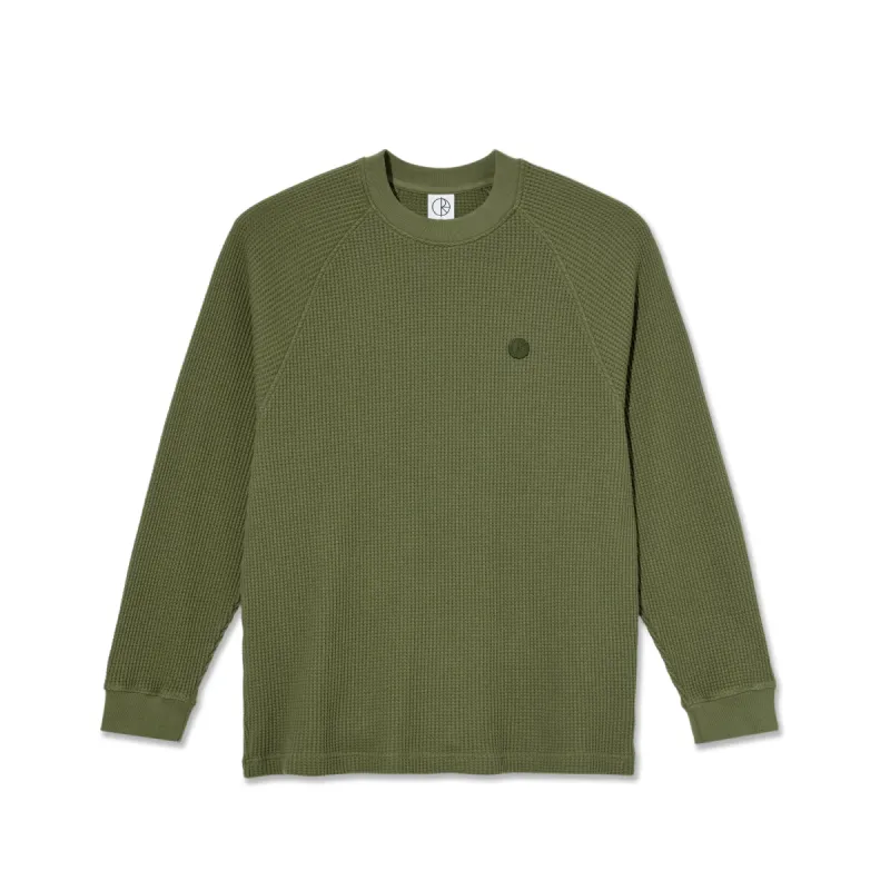 Dan LS Tee - Army Green sold by Polar Skate