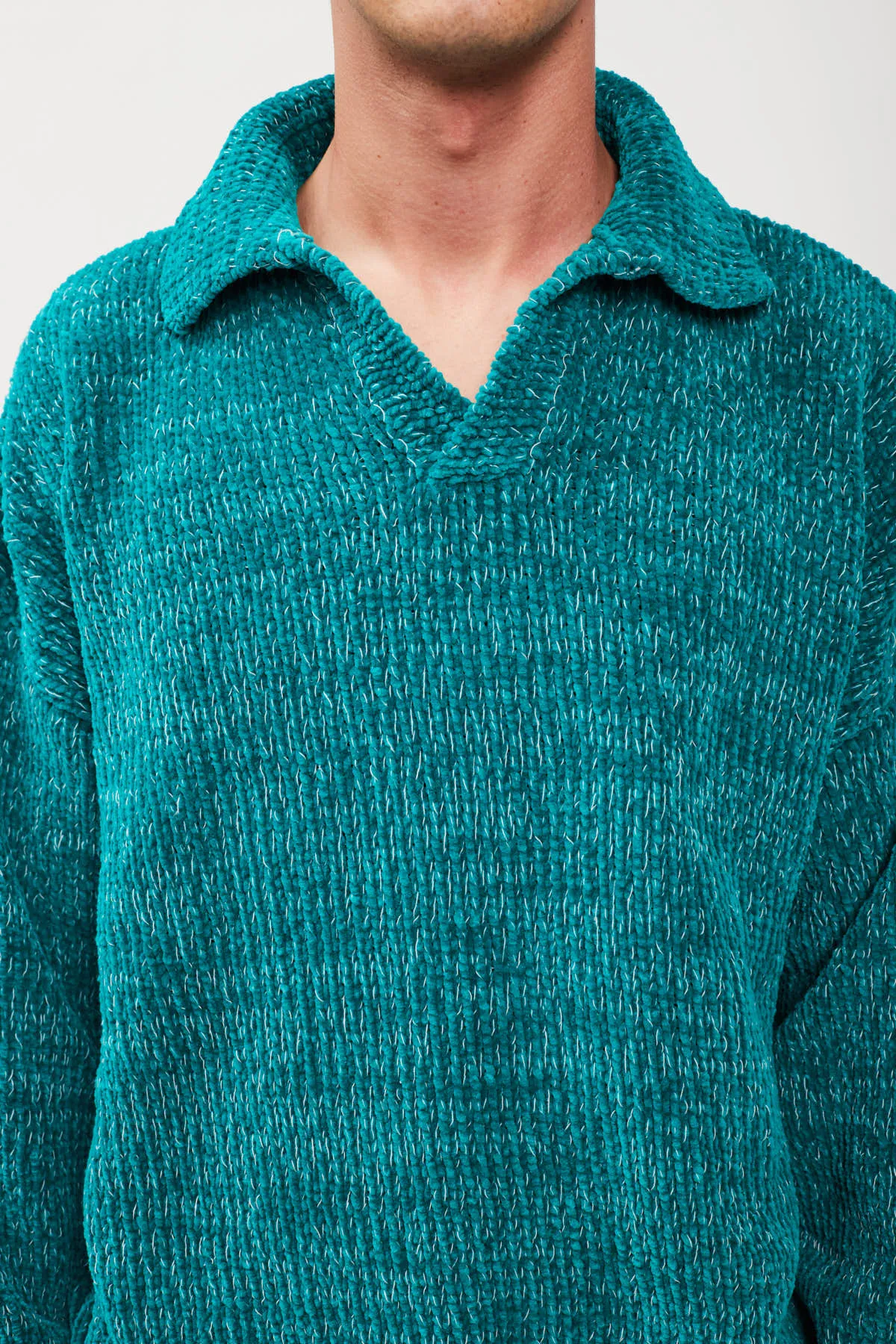 UPCYCLE CHENILLE POLO sold by Bonsai product image thumbnail 4