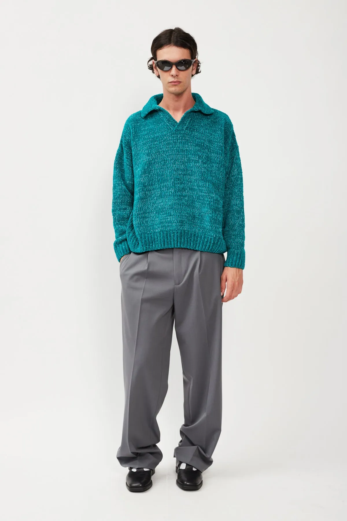 UPCYCLE CHENILLE POLO sold by Bonsai product image thumbnail 2