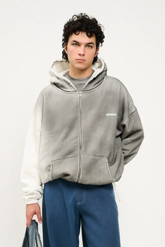 NEBBIA UPCYCLE ZIP HOODIE sold by Bonsai