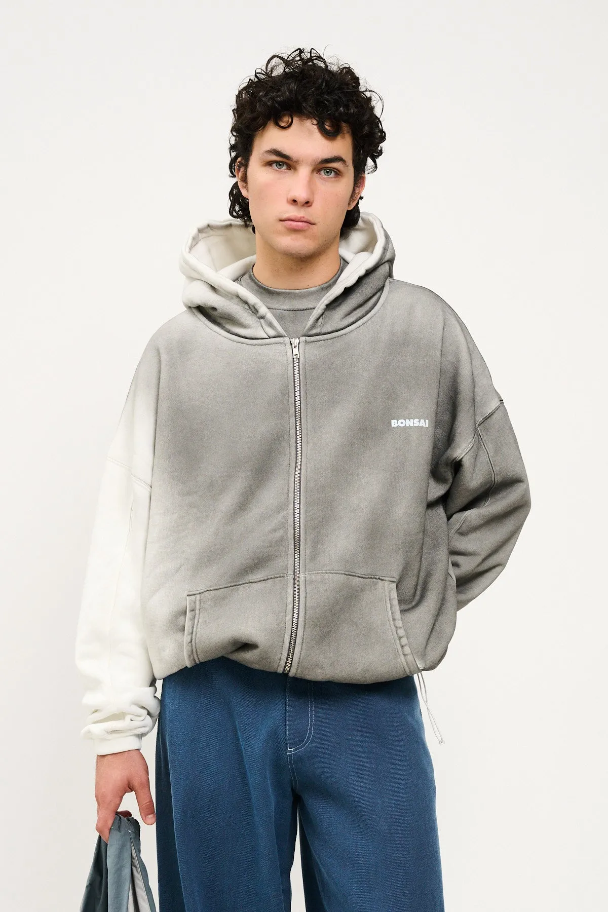 NEBBIA UPCYCLE ZIP HOODIE sold by Bonsai