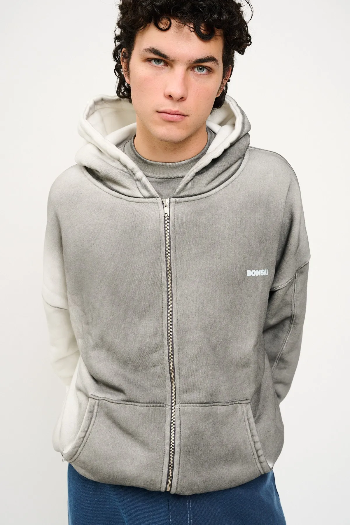 NEBBIA UPCYCLE ZIP HOODIE sold by Bonsai product image thumbnail 4