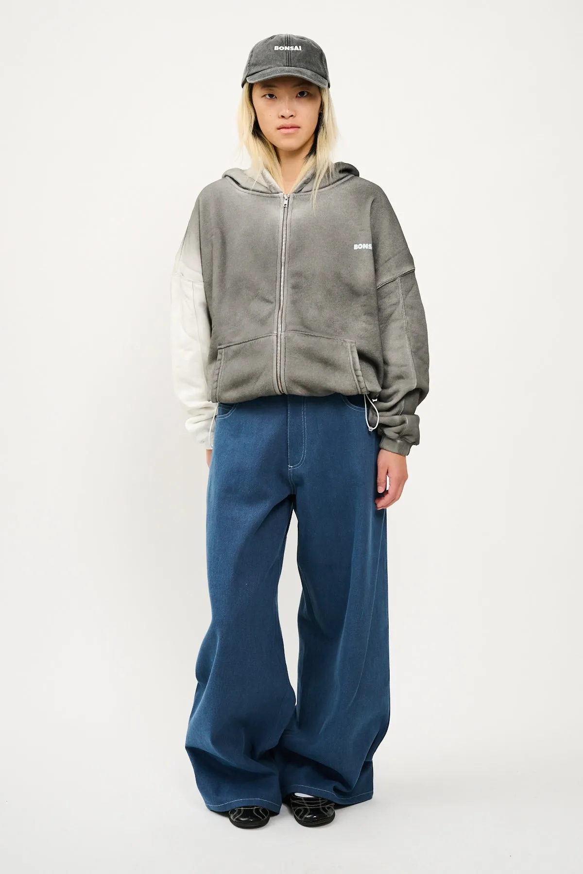 NEBBIA UPCYCLE ZIP HOODIE sold by Bonsai product image thumbnail 5