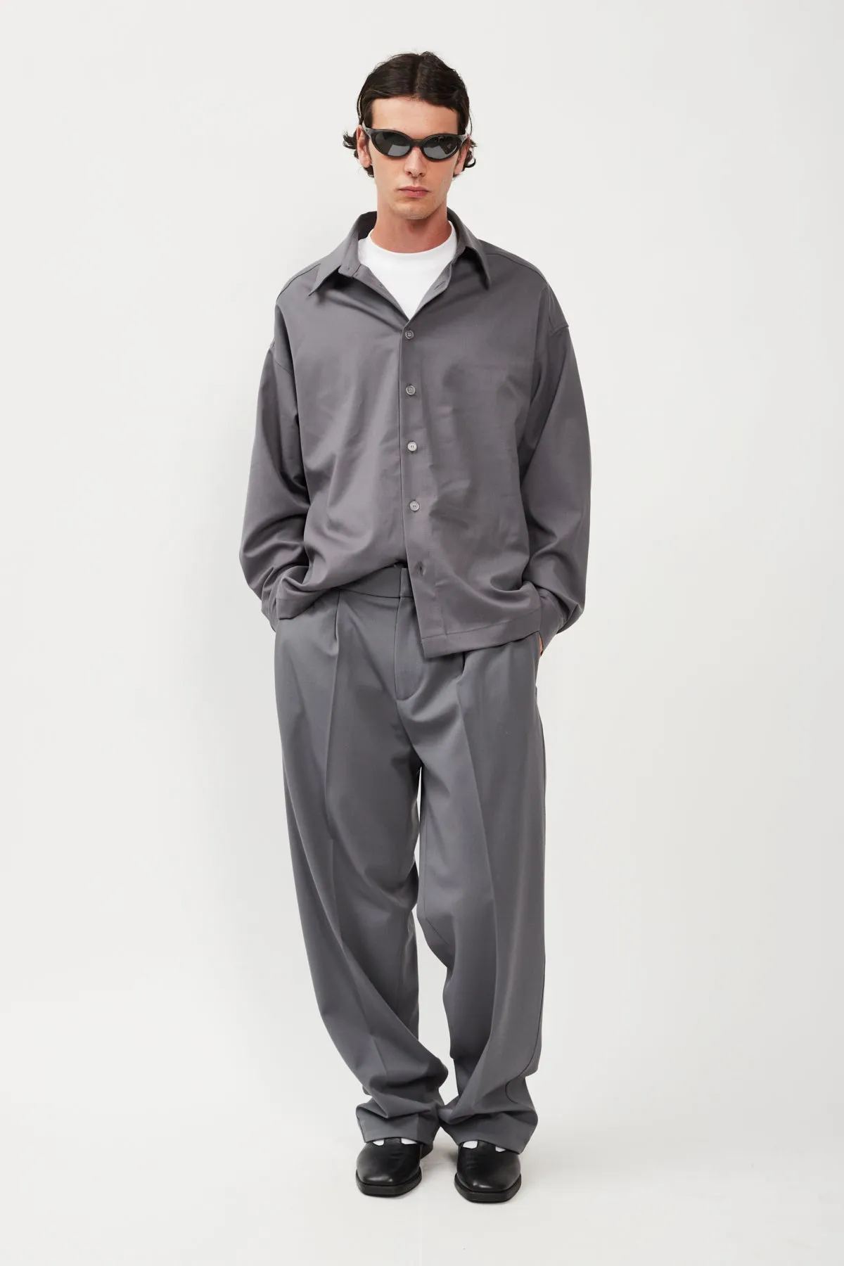 WOOL GREY SHIRT sold by Bonsai product image thumbnail 2